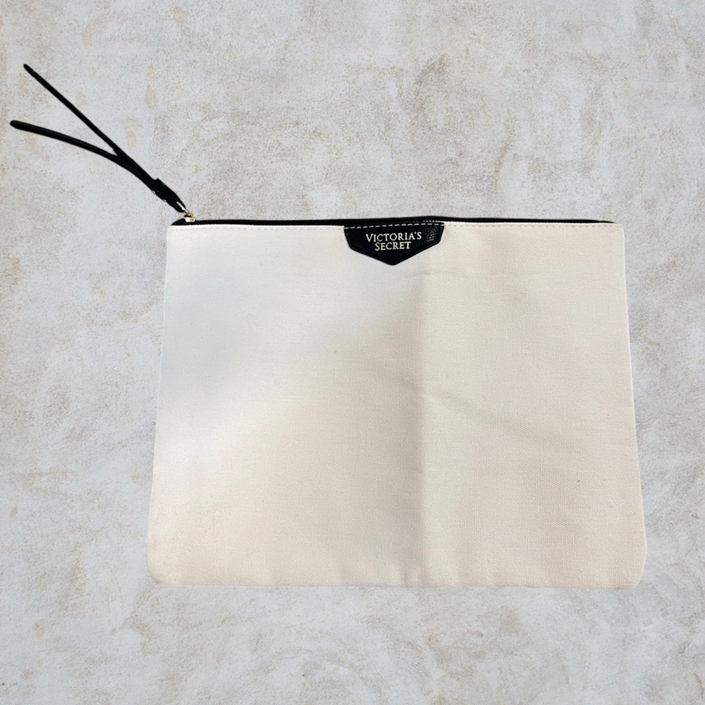 Victoria’s Secret Canvas Pink Makeup Pouch